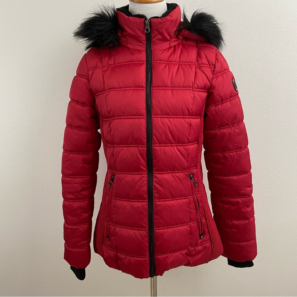 Nautica | Water Resistant Red Hooded Jacket - Picture 1 of 17
